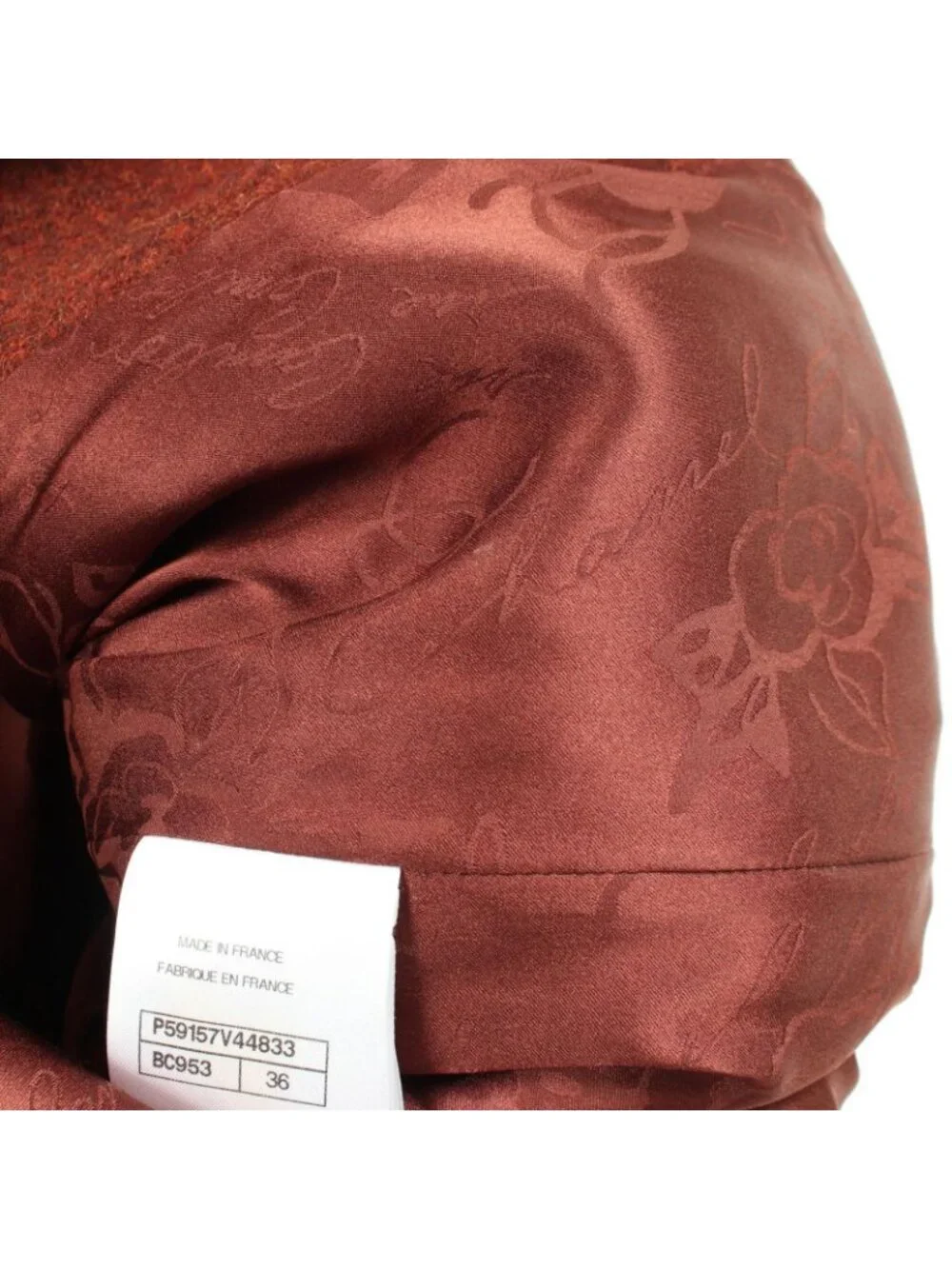 Chanel CC Logo Button Tweed Wool Jacket